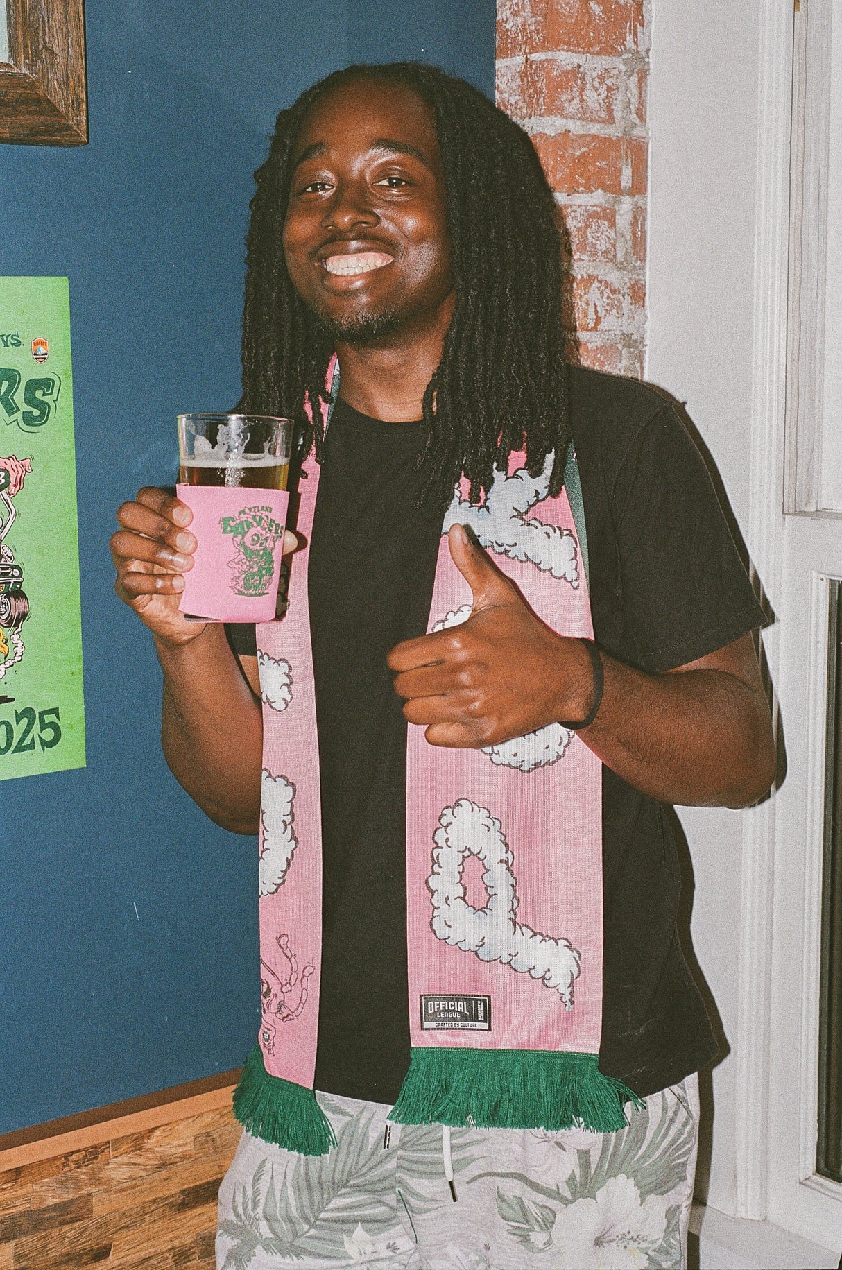 2025 Portland Bangers Artist Series Scarf July 9th Harrison Freeman