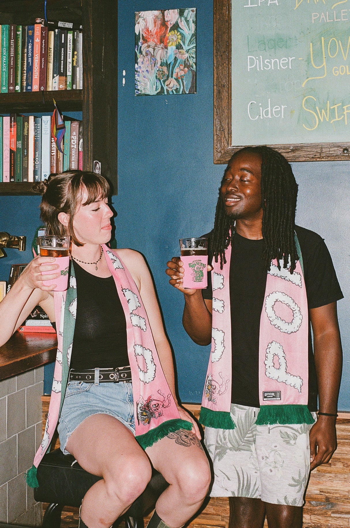 2025 Portland Bangers Artist Series Scarf July 9th Harrison Freeman