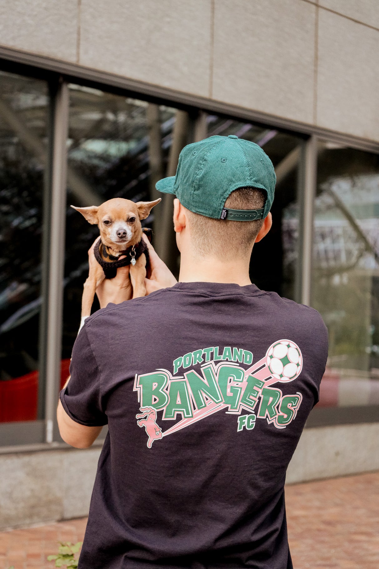 Official League x Portland Bangers Crest Black T-Shirt