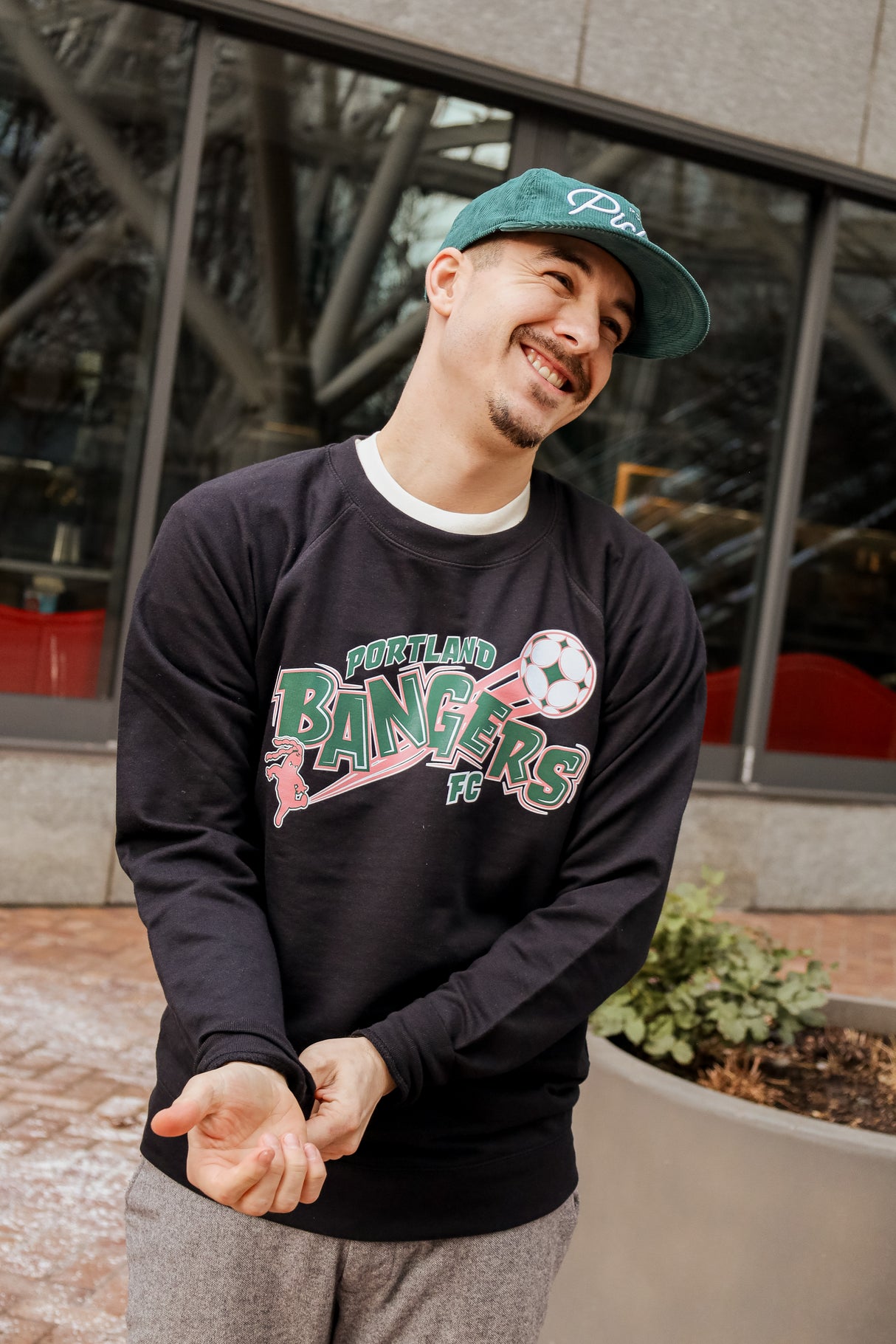 Official League x Portland Bangers Logo Crewneck Sweatshirt