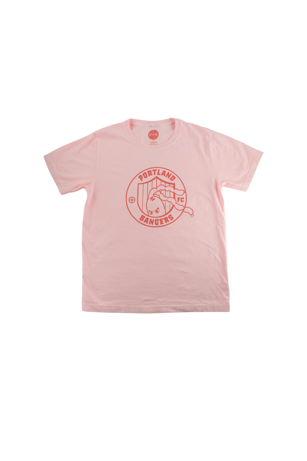 Bangers Badge Tee Youth - Pink