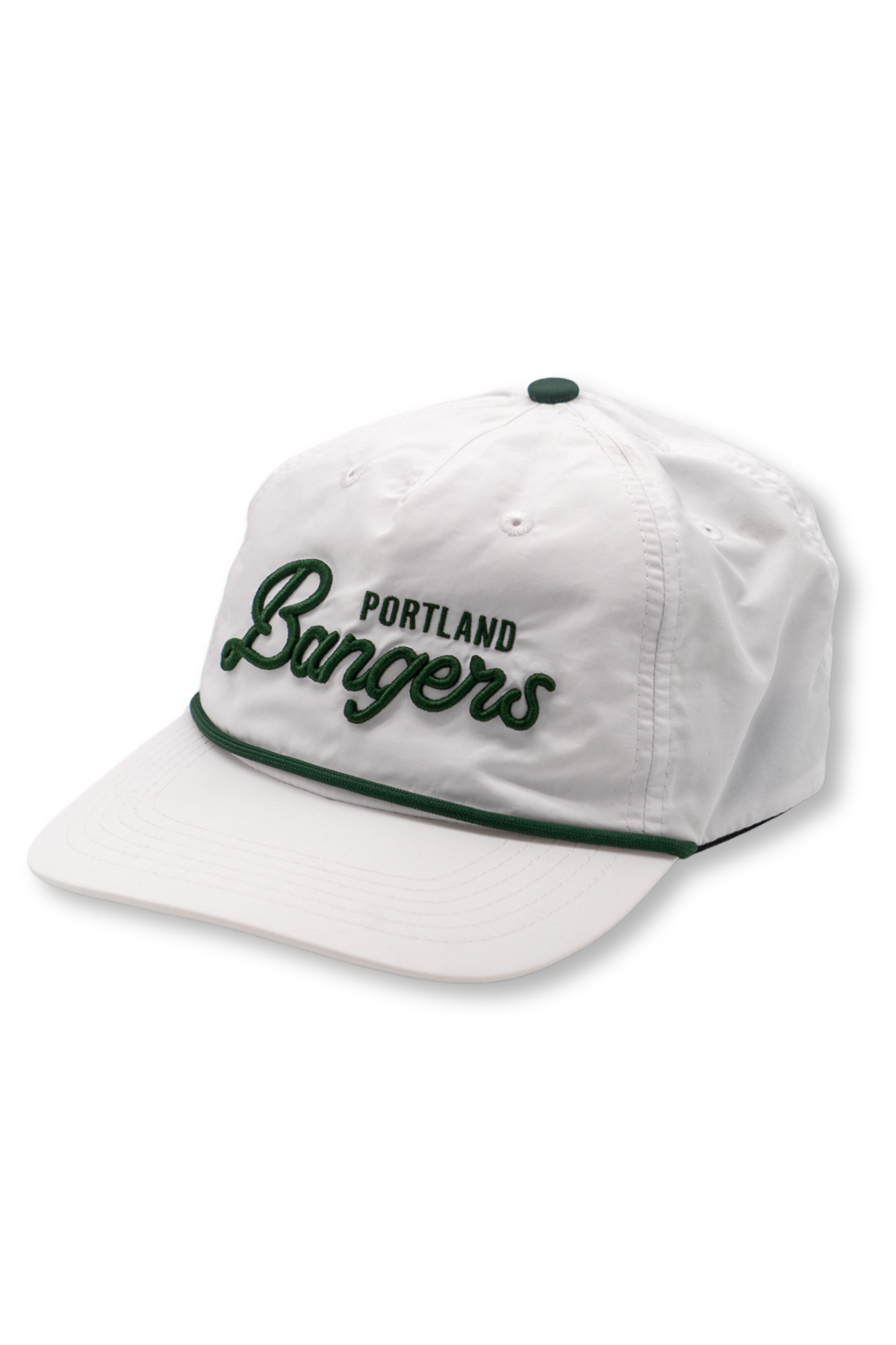 Bangers Nylon Script Hat- White
