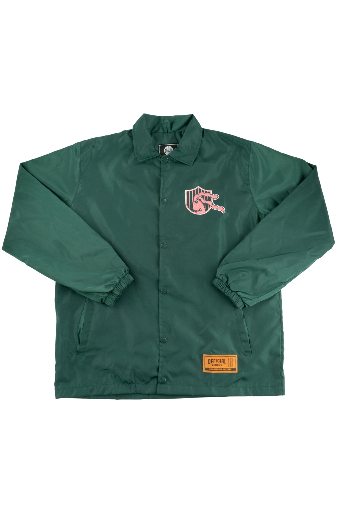 Official League X Portland Bangers Green Skater Jacket