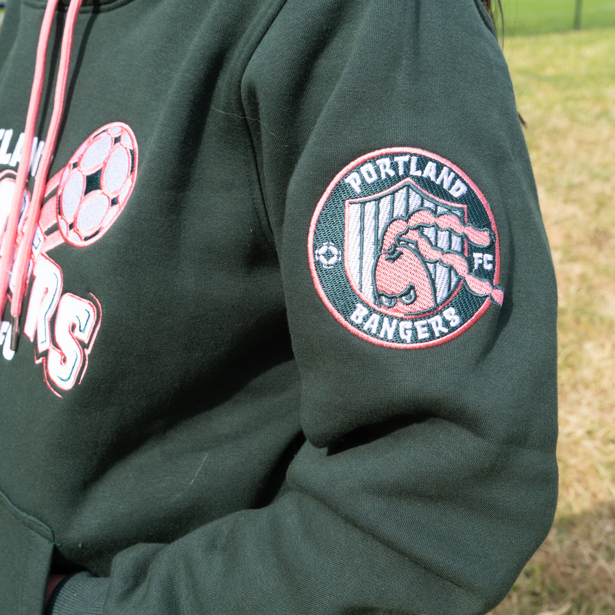 Official League X Portland Bangers FC Green Pullover Hoodie