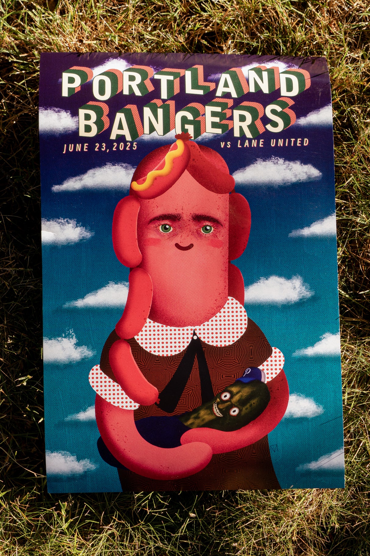 2025 Portland Bangers Artist Series Poster June 23rd Thom Mirem
