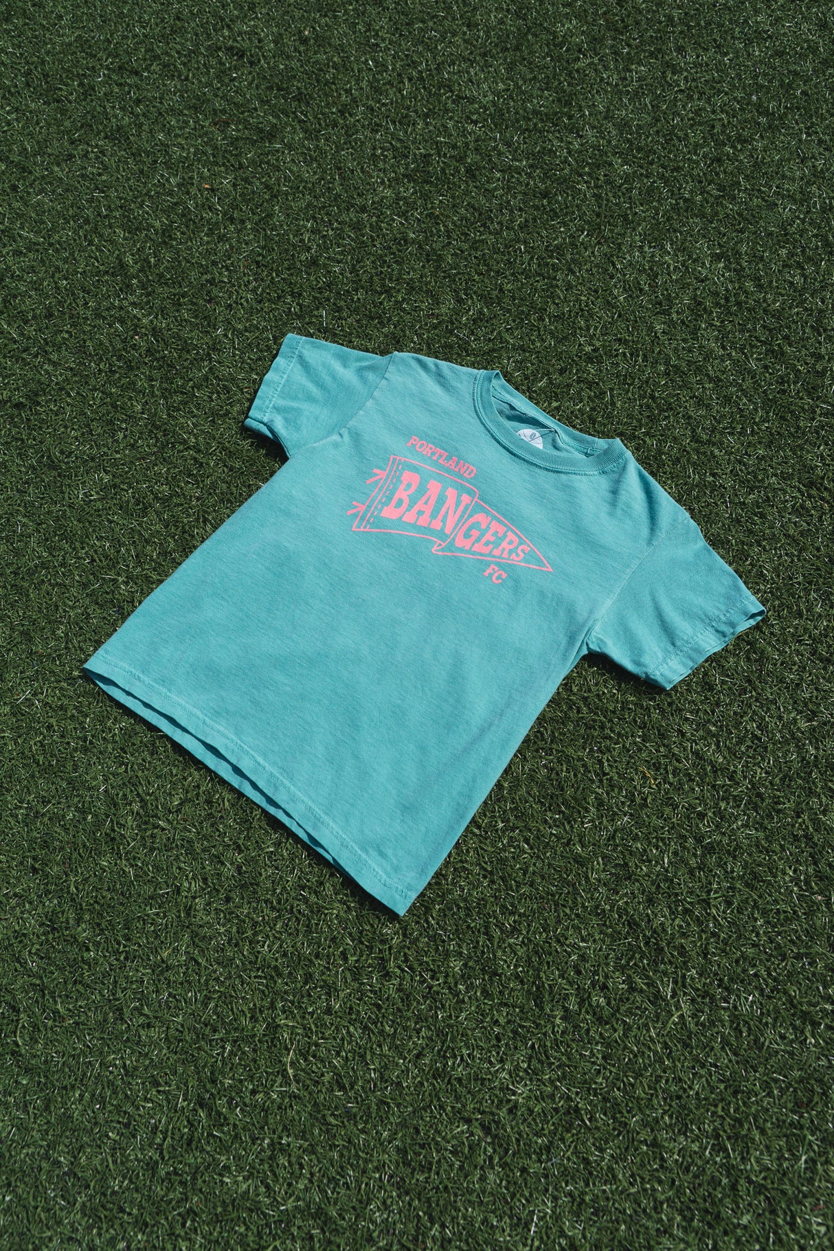 Official League X Portland Bangers Flag Green Youth T-Shirt