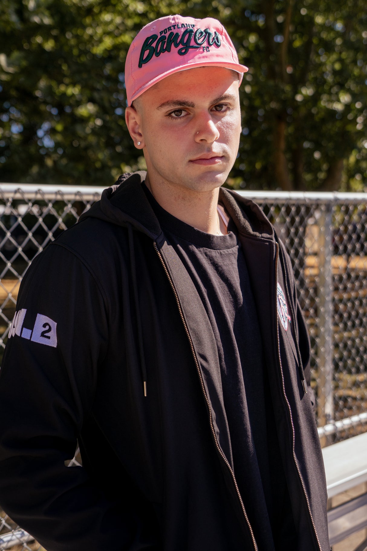 Official League x Portland Bangers Coach Black Jacket