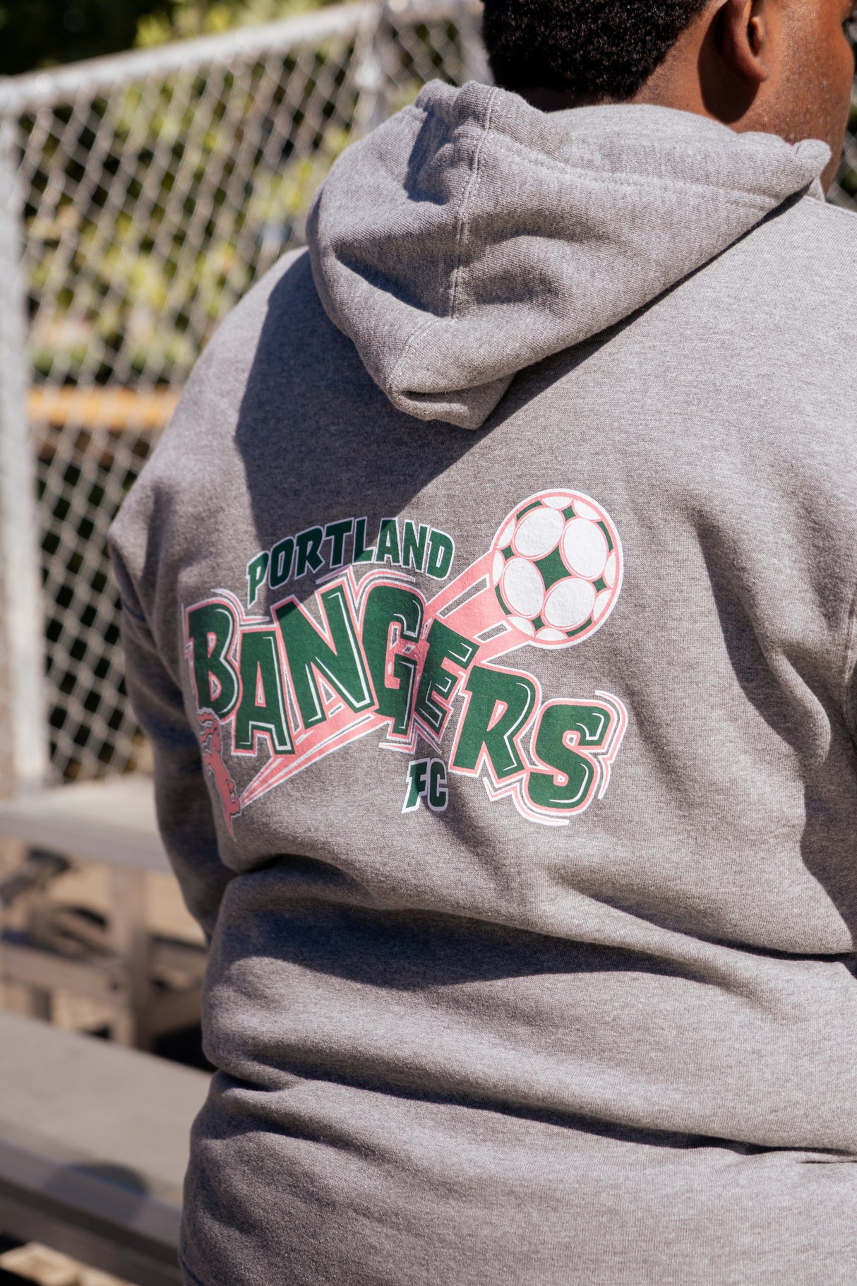 Official League x Portland Bangers Two Hit Powder Grey Pullover Hoodie