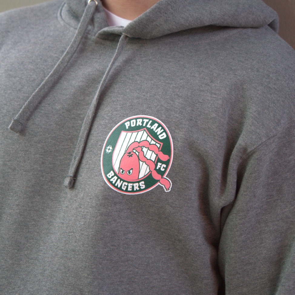 Official League x Portland Bangers Two Hit Powder Grey Pullover Hoodie