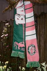 Official League x Portland Bangers Pink Stripe Scarf