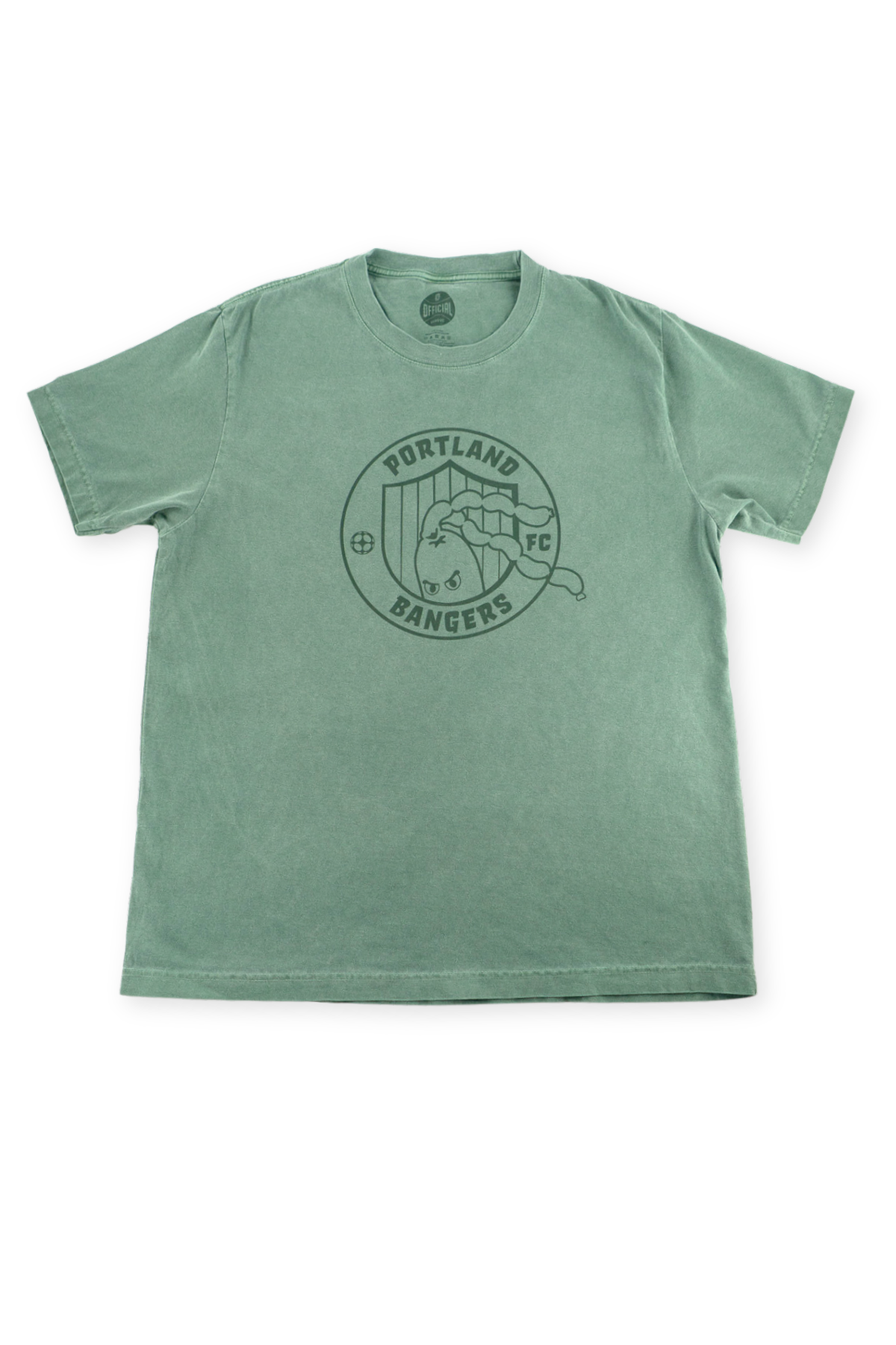 Bangers Badge Tee - Washed Pine