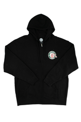 Official League x Portland Bangers Crest Black Zip-up Hoodie