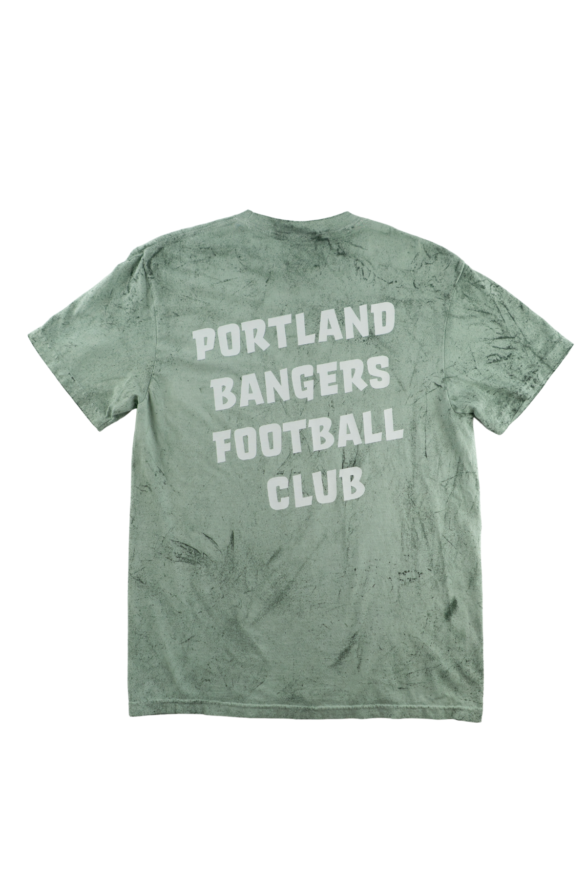Official League x Portland Bangers Crest Green Fern T-Shirt