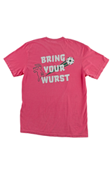 Official League x Portland Bangers Bring Your Wurst Pink Shirt