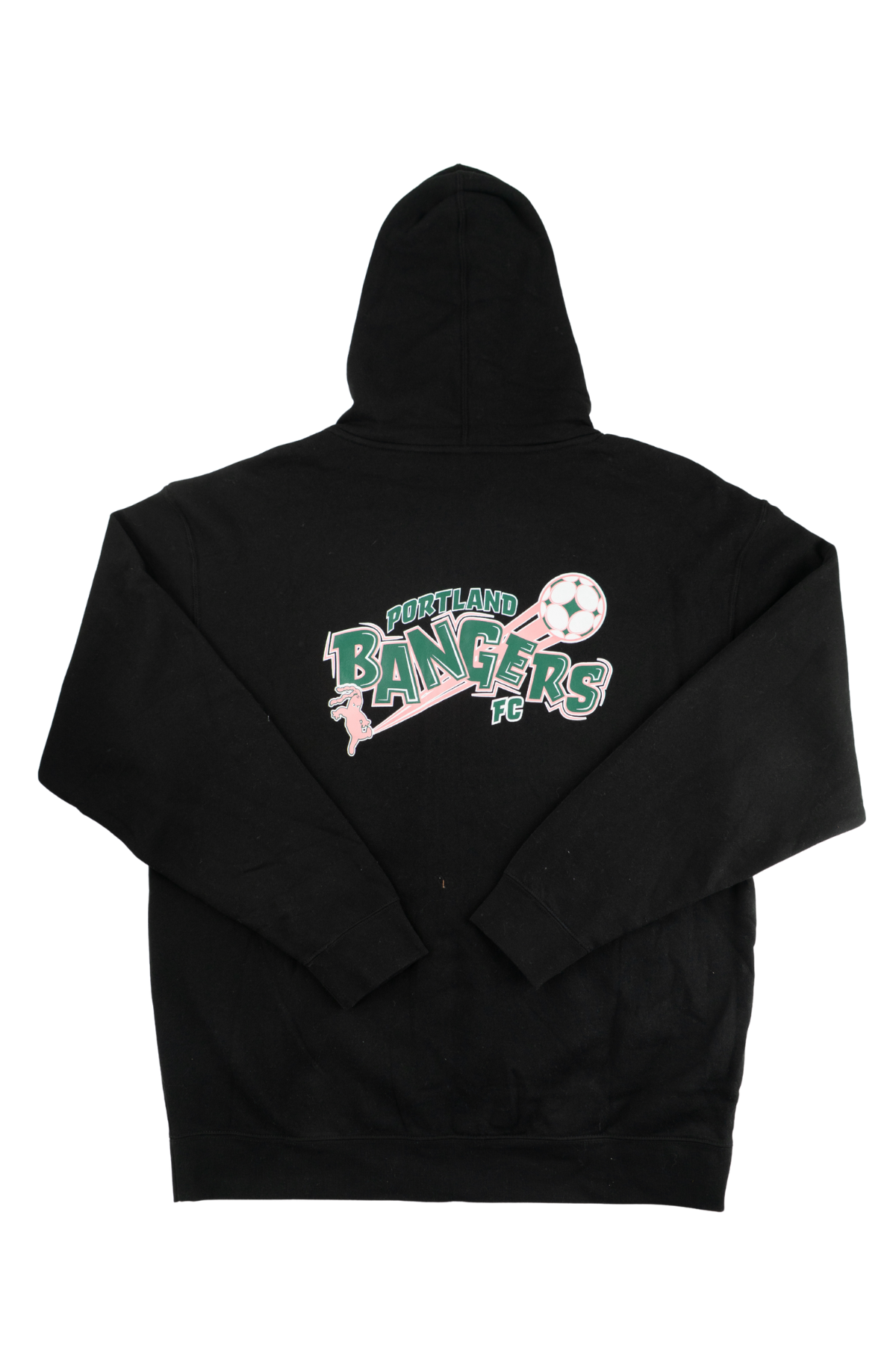Official League x Portland Bangers Crest Black Zip-up Hoodie
