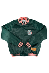 Official League x Portland Bangers Green Satin Jacket