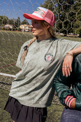 Official League x Portland Bangers Crest Green Fern T-Shirt