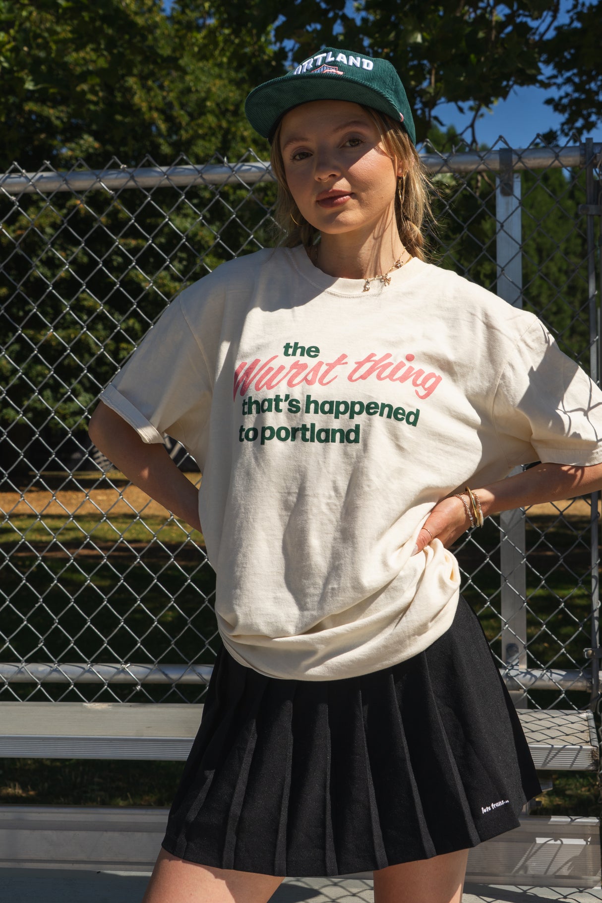 Official League x Portland Bangers Wurst Thing Ivory T-shirt