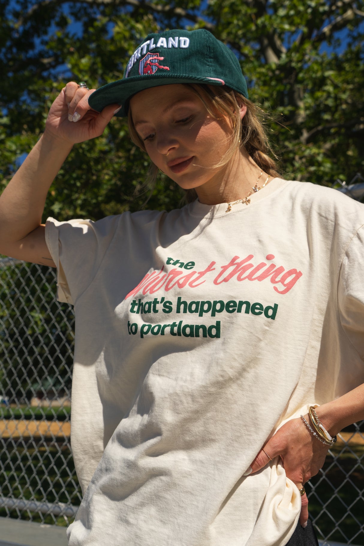 Official League x Portland Bangers Wurst Thing Ivory T-shirt