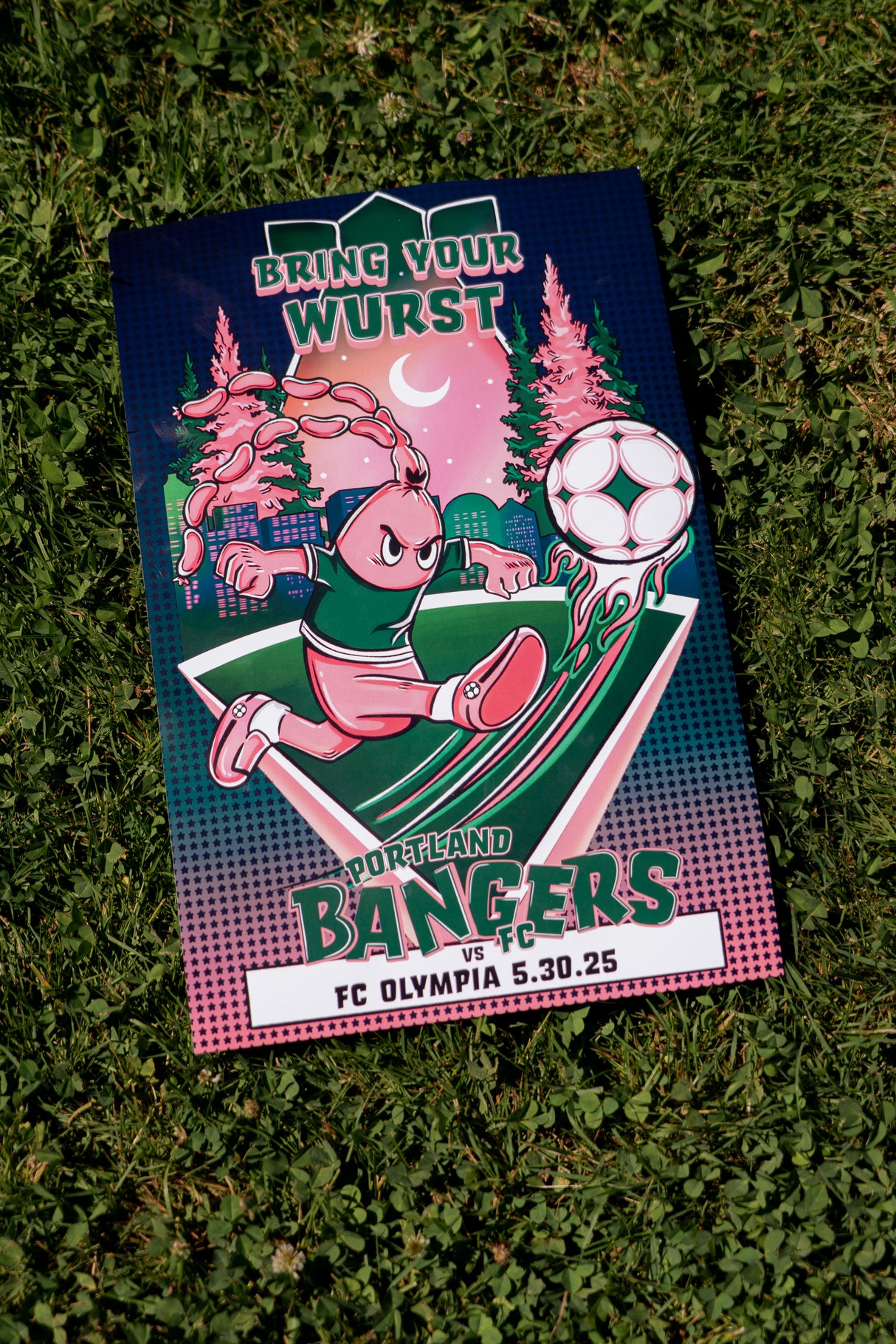 2025 Portland Bangers Artist Series Poster May 30th Mariela Caldera