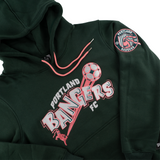 Official League X Portland Bangers FC Green Pullover Hoodie