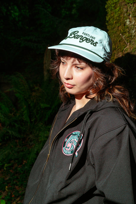 Bangers Nylon Script Hat- White