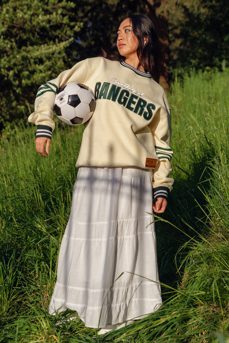 Official League x Portland Bangers Cream Crewneck
