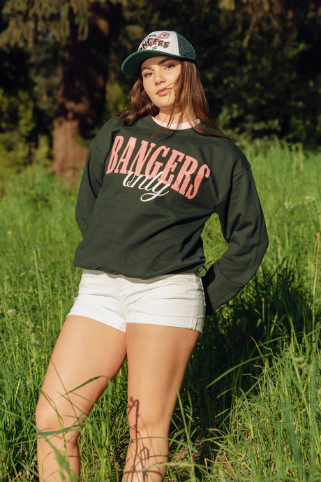 Bangers Only Green Crewneck
