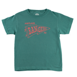 Official League X Portland Bangers Flag Green Youth T-Shirt