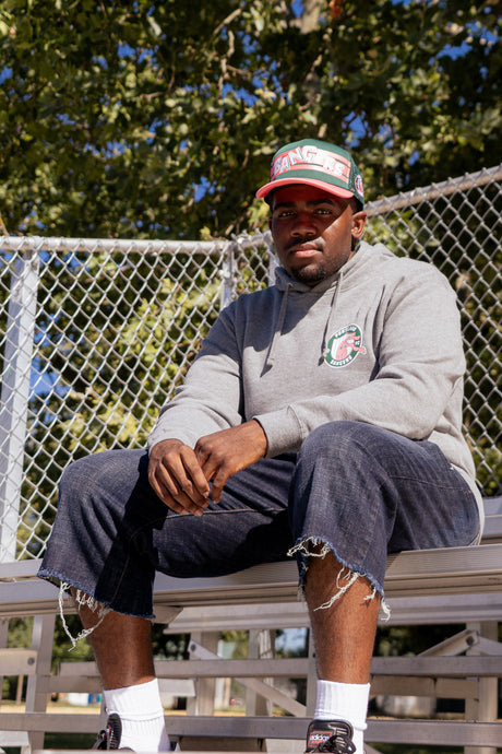 Official League x Portland Bangers Two Hit Powder Grey Pullover Hoodie