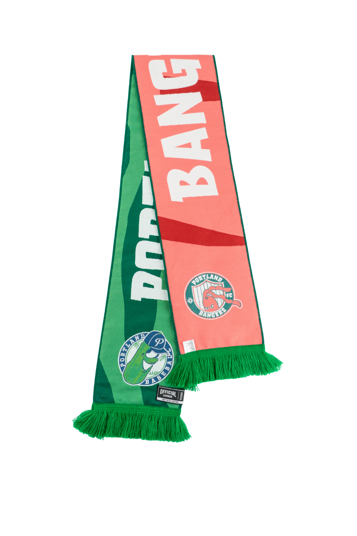 Official League Portland Pickles x Portland Bangers Collab Scarf