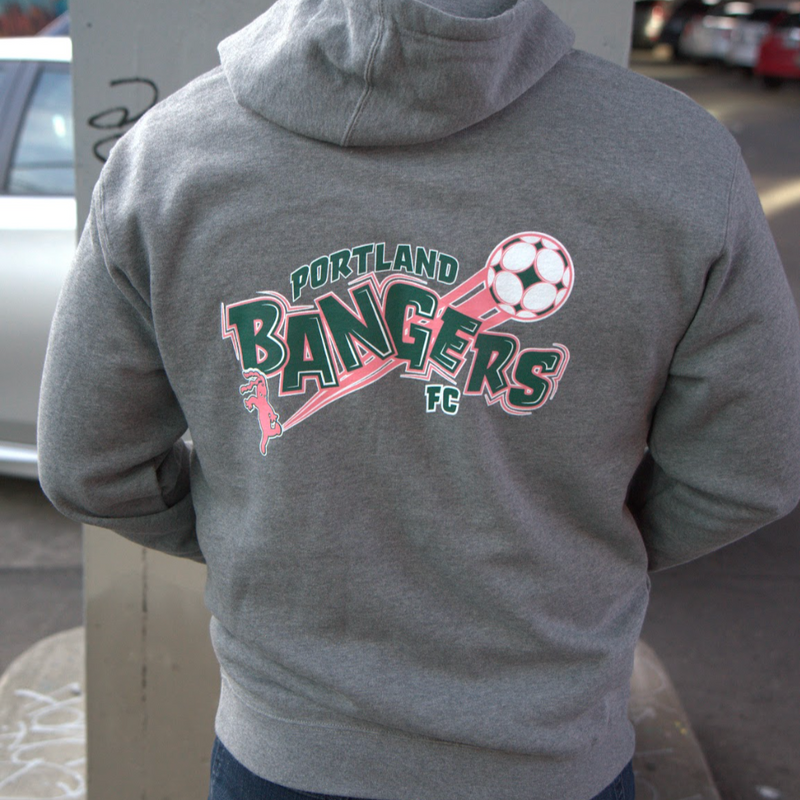Official League x Portland Bangers Two Hit Powder Grey Pullover Hoodie