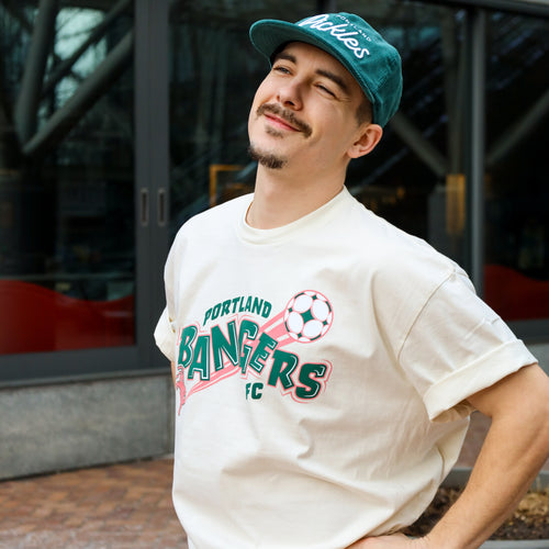 Official League x Portland Bangers Logo Cream Box T-Shirt